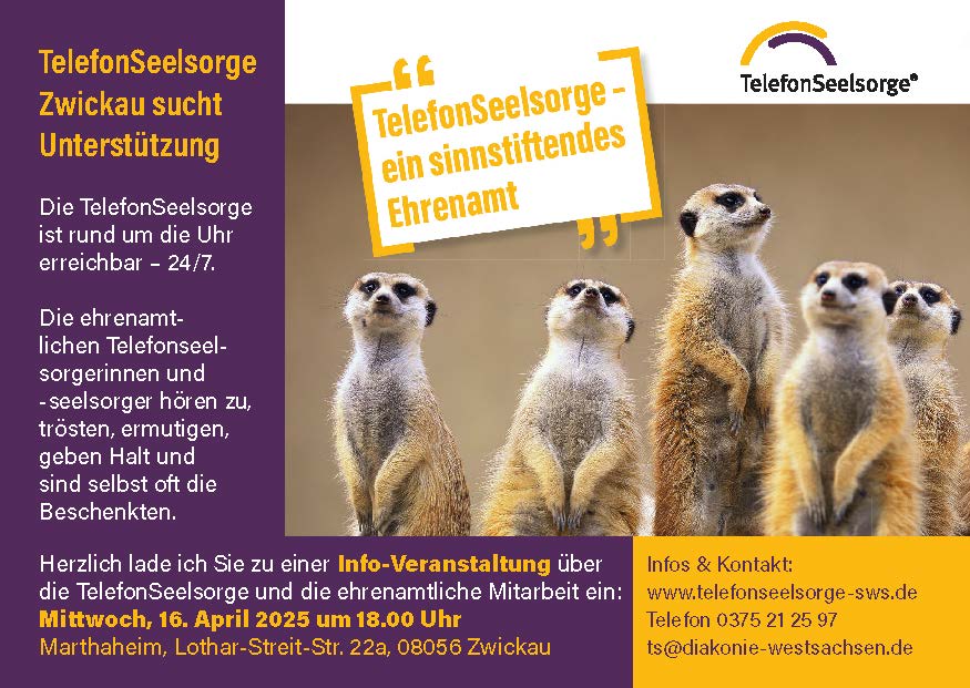 Info-Veranstaltung Zwickau Marthaheim April 2025