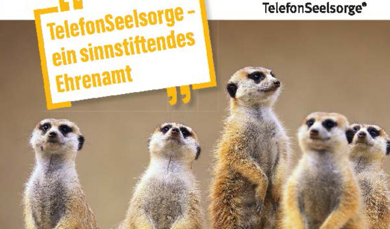 TelefonSeelsorge ein sinnstiftendes Ehrenamt - sucht Unterstützer und Unterstützung